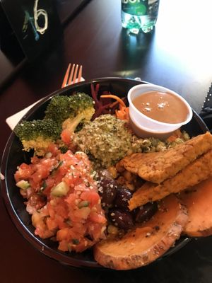 Aztec with tempeh  at Copper Branch in Nice