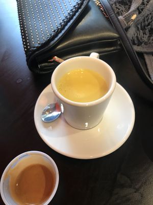 Turmeric latte  at Copper Branch in Nice