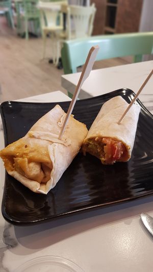 Tofu burritos at Copper Branch in Nice
