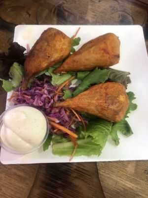 Soy buffalo wings at Copper Branch in Nice