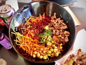 Vegan bowl—lacked flavor   at Copper Branch in Nice