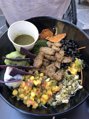 Azteque bowl  at Copper Branch in Nice