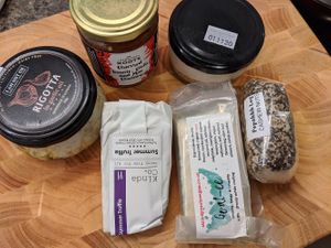 Autumn selection box at La Fauxmagerie in North West London