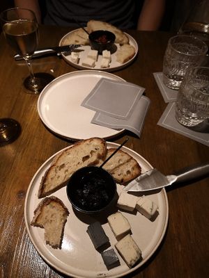 Herbaceous (back) and Esoteric (front) Platters at La Fauxmagerie in North West London