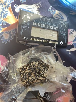 Forgot to take pic before I opened the pepper cheese - so good  at La Fauxmagerie in North West London