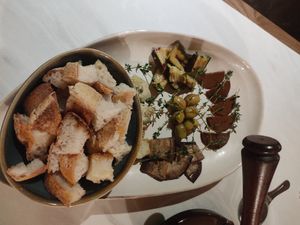 Side bits to fondue at La Fauxmagerie in North West London