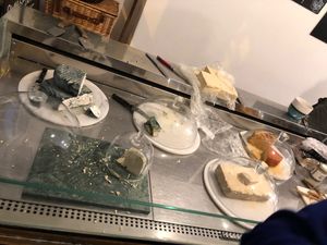 Cheese selection at La Fauxmagerie in North West London