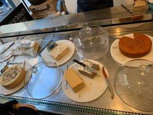 Vegan cheeses at La Fauxmagerie in North West London