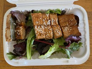 Vegan Unagi at Joyheart Cafe in San Jose