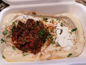 Hummus at HummusBar Lisboa in Lisbon