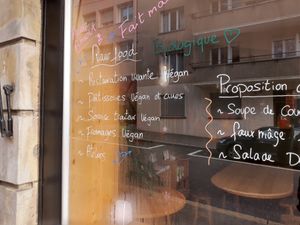 Some of current menu at Le Valdõ in Lausanne