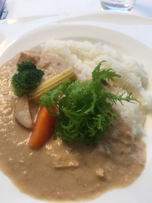 Vegetarian Tofu curry  at Fusion 21 in Kanazawa