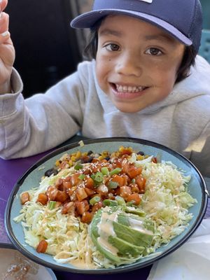 Sweet potato Poke bowl   at 4th Street Fillin Station in Cocoa Beach