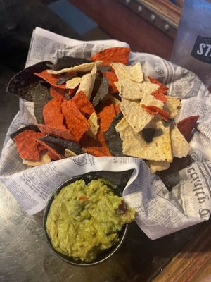 Chips with guacamole  at 4th Street Fillin Station in Cocoa Beach