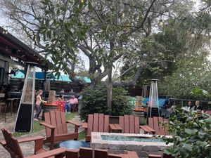 Outdoor dining   at 4th Street Fillin Station in Cocoa Beach