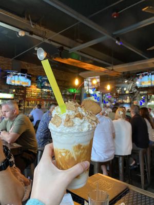 Bischoff Crunch milkshake (can’t remember the name)   at 4th Street Fillin Station in Cocoa Beach