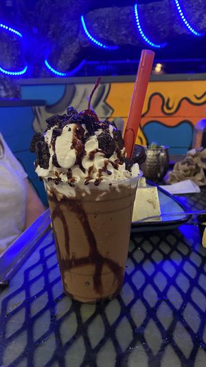 Oreo milkshakee  at 4th Street Fillin Station in Cocoa Beach