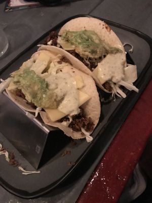 Impossible tacos with avocado  at 4th Street Fillin Station in Cocoa Beach