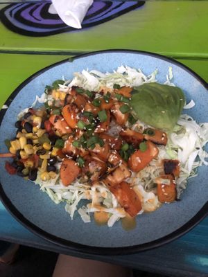 Sweet Potato Poke  at 4th Street Fillin Station in Cocoa Beach