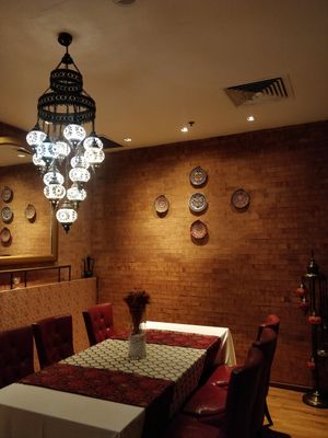 Restaurant interior - private dining room at Shabestan in Central Singapore