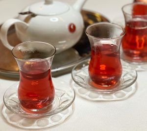 Vegan Kir Royal- my favourite tea there! So refreshing and comforting! Black currant taste and come in mesmerising elegant red colour.  at Shabestan in Central Singapore