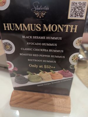 Hummus month! at Shabestan in Central Singapore