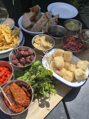 Vegan platter  at Starling in Harrogate