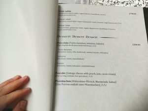 Desserts at Magora in Vac