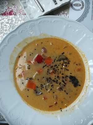 Tom kha soup at Magora in Vac