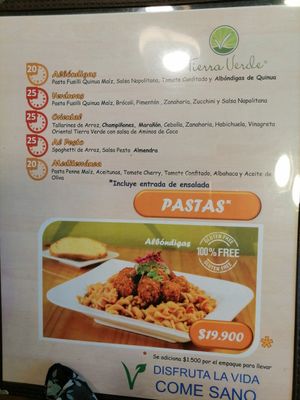 Pasta at Tierra Verde - Sede Oeste El Peñón in Cali