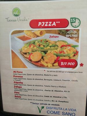 Pizza at Tierra Verde - Sede Oeste El Peñón in Cali