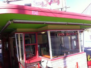 outside at Charlie Hong Kong in Santa Cruz