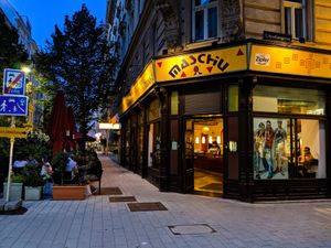 Outside of Maschu Maschu at Maschu Maschu in Vienna