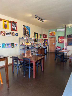 Inside at Banana Dang in Oceanside