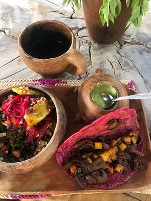 Taco at CocoFam in Puerto Escondido