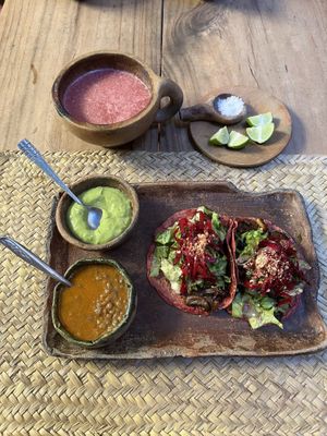 Tacos Rosa  at CocoFam in Puerto Escondido