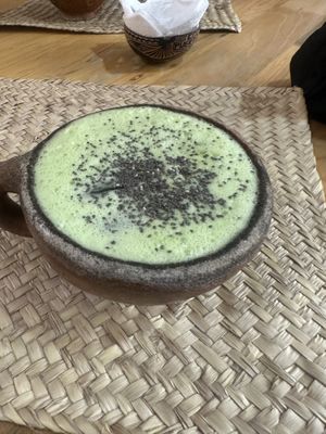 Fresh made juice YUM  at CocoFam in Puerto Escondido