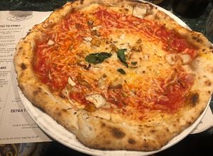 Amazing vegan pizza, full of flavour 💚 at Franco Manca in North West London