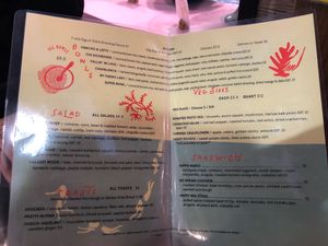 Menu as of Feb. 2019 at Recess in Atlanta