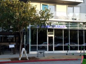 Outside at Rakkan in Santa Monica