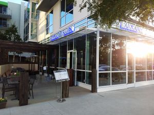 Patio at Rakkan in Santa Monica