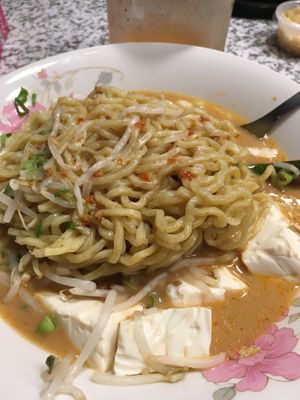 Spicy creamy vegan ramen  at JINYA Ramen Bar in Katy