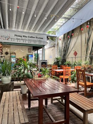   at Coffee Station in Phong Nha