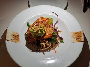 Miso tofu at Little Beach Boathouse in Nelson Bay