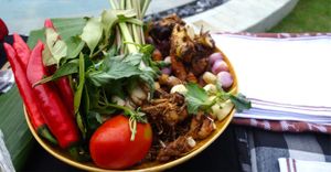 Vegetables used for Cooking at Suly Vegetarian Resort at Suly Vegetarian Resort in Ubud