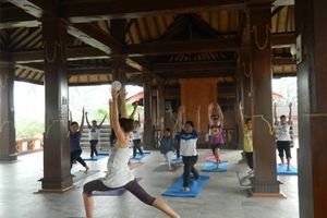 Yoga classes at Suly Vegetarian Resort at Suly Vegetarian Resort in Ubud