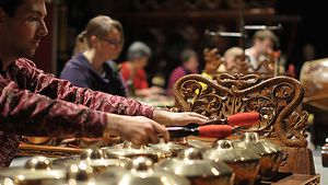 Dinning at Suly Vegetarian Resort at Suly Vegetarian Resort in Ubud