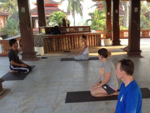 Yoga classes at Suly Vegetarian Resort at Suly Vegetarian Resort in Ubud