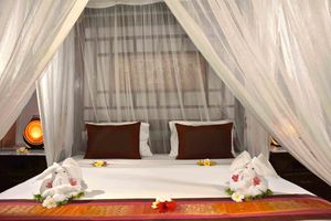 Delux bedrooms at Suly Vegetarian Resort at Suly Vegetarian Resort in Ubud