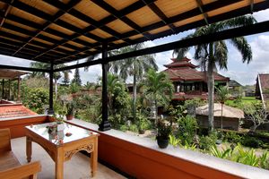 Greenary view from Delux bedrooms at Suly Vegetarian Resort at Suly Vegetarian Resort in Ubud